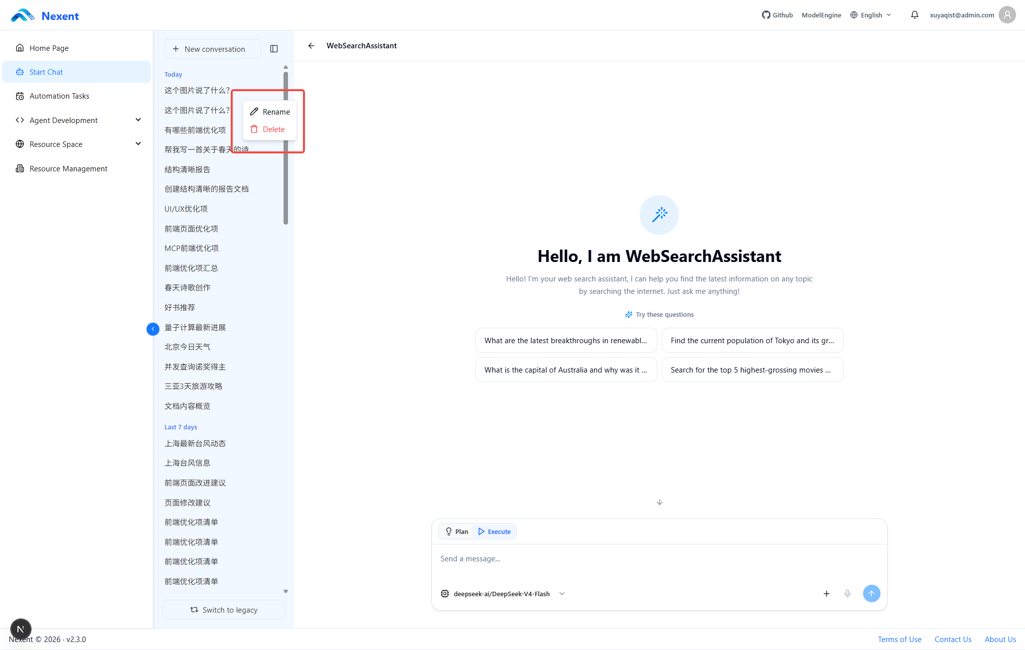 Conversation management