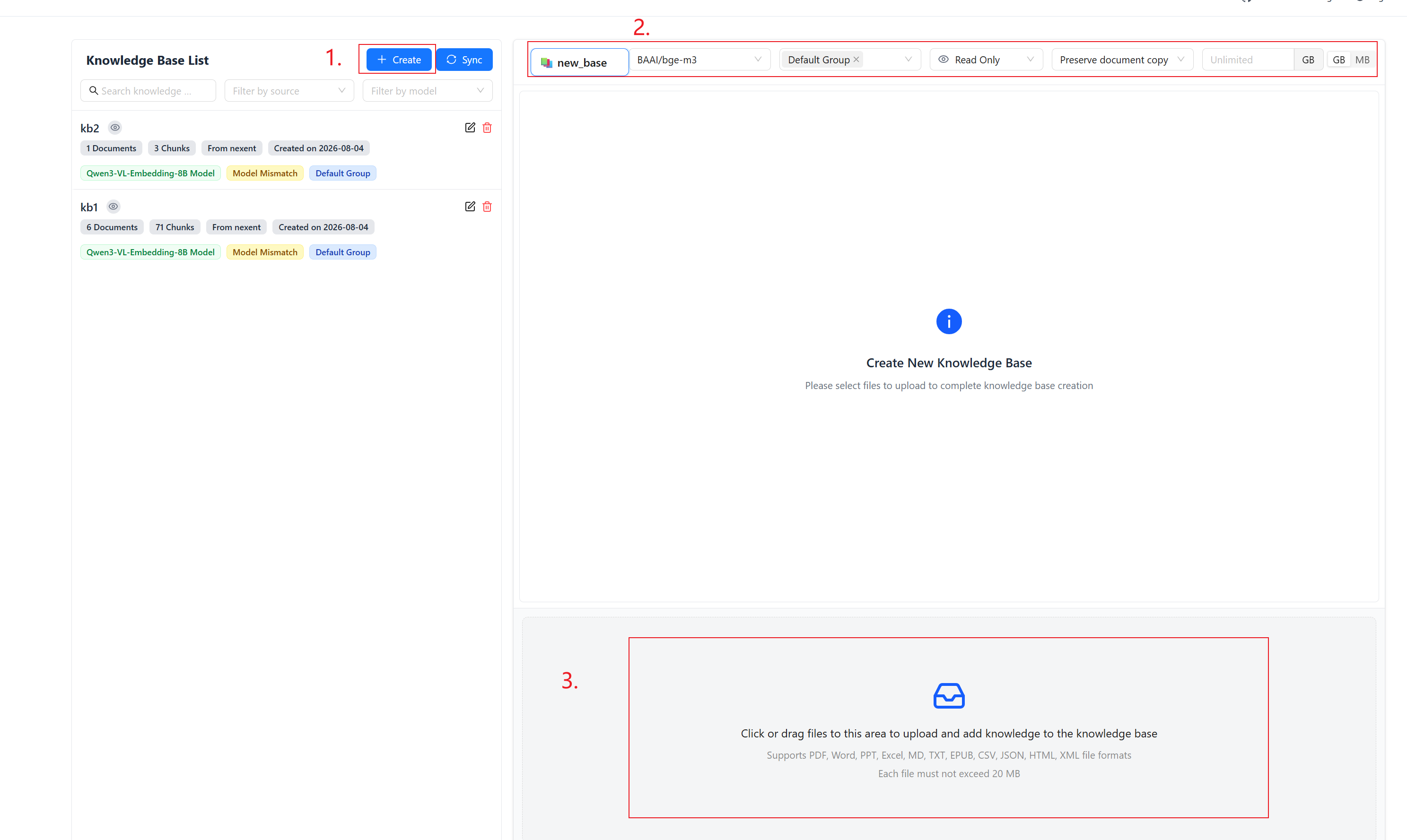 Create Knowledge Base