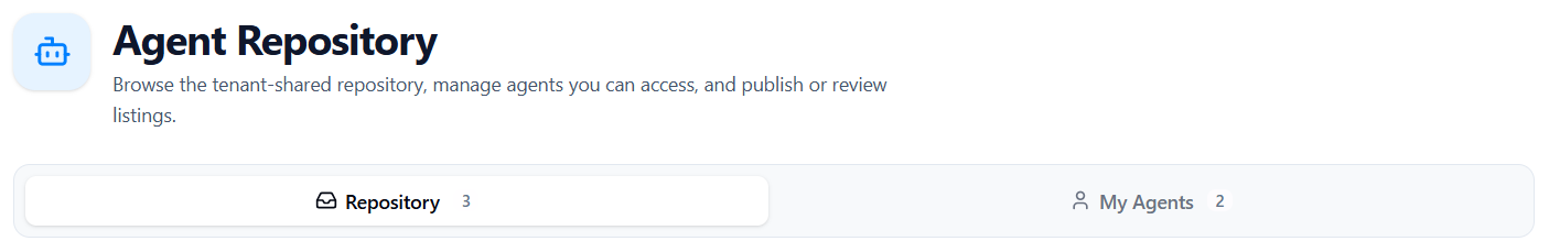 Developer tabs