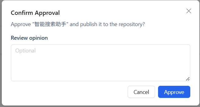 Review confirmation